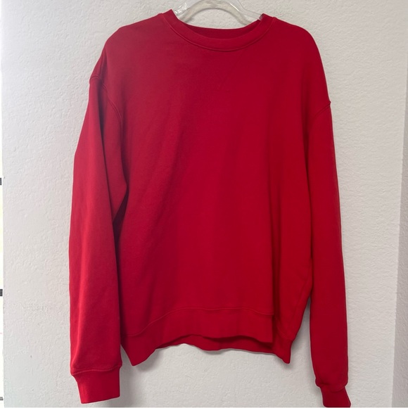 Set Active Crewneck Sweatshirt Red Size Small - Picture 1 of 4